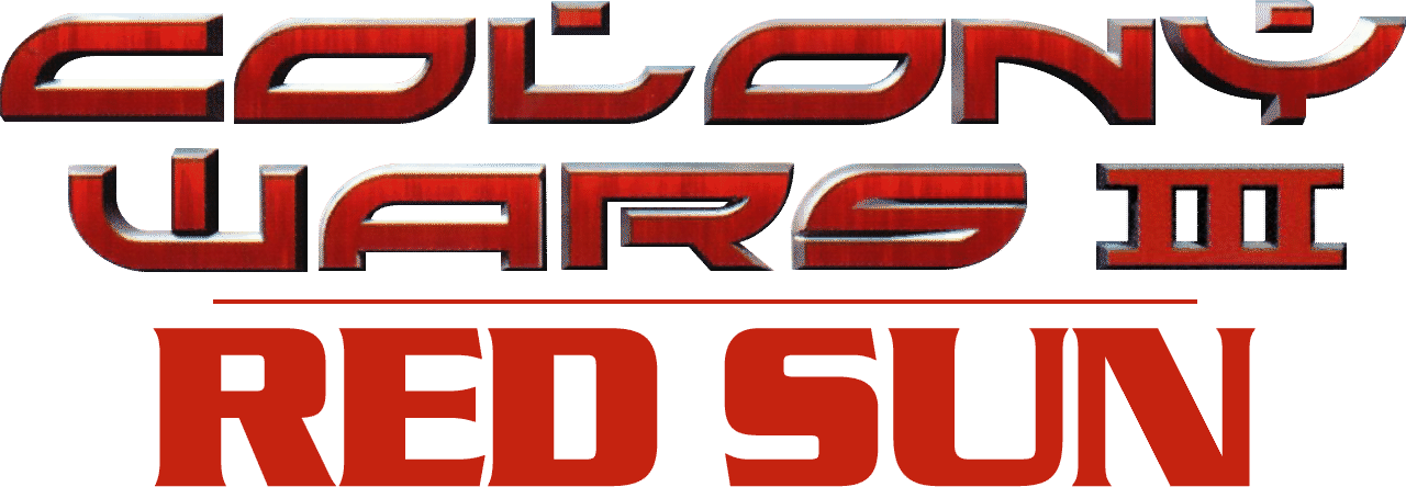 Colony Wars Red Sun logo for Playstation